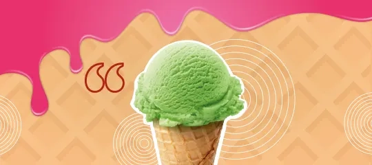 Tanti auguri al cono gelato!