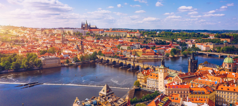 Praga panoramica sulla città