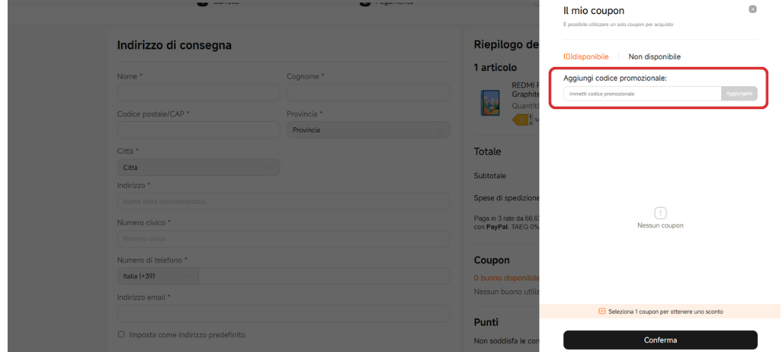 Come usare un coupon Xiaomi come-usare-un-coupon-xiaomi