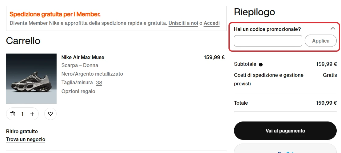 Come faccio a utilizzare un codice promozionale Nike? come-faccio-a-utilizzare-un-codice-promozionale-nike