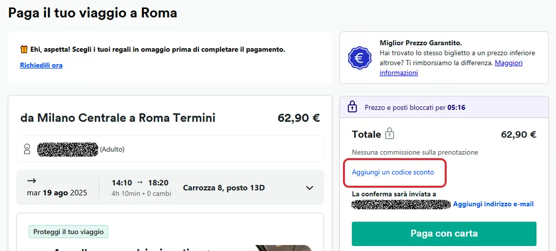 Come inserire e validare un codice sconto Trainline? come-inserire-e-validare-un-codice-sconto-trainline-?