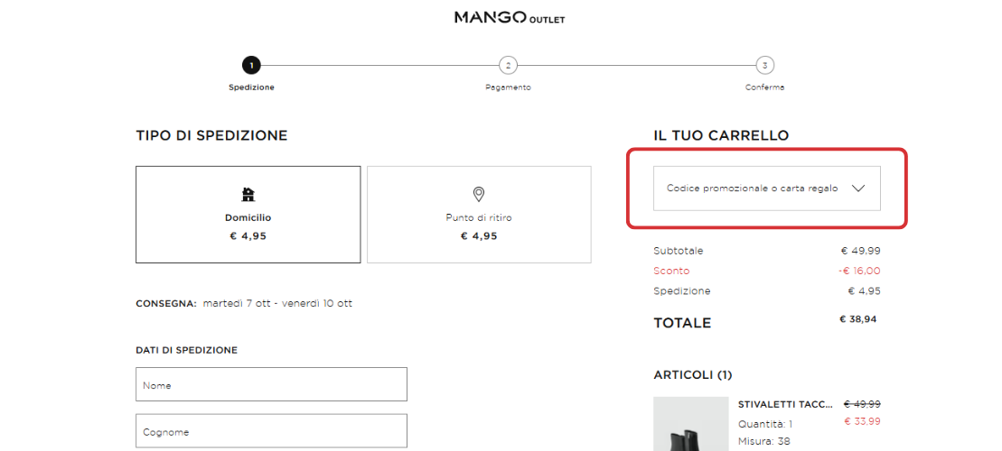Come utilizzare un codice sconto per gli acquisti su Mango Outlet come-utilizzare-un-codice-sconto-per-gli-acquisti-su-mango-outlet